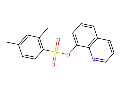 8-Quinolyl 2,4-dimethylbenzenesulfonate structure