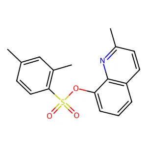 2-Methyl-8-quinolinyl 2,4-dimethylbenzenesulfonate structure