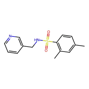 2,4-Dimethyl-N-pyridin-3-ylmethyl-benzenesulfonamide structure