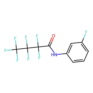 2,2,3,3,4,4,4-Heptafluoro-N-(3-fluorophenyl)butanamide structure