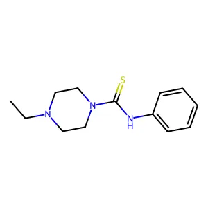 4-ethyl-N-phenylpiperazine-1-carbothioamide structure