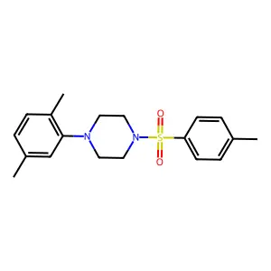 1-(2,5-Dimethylphenyl)-4-tosylpiperazine structure