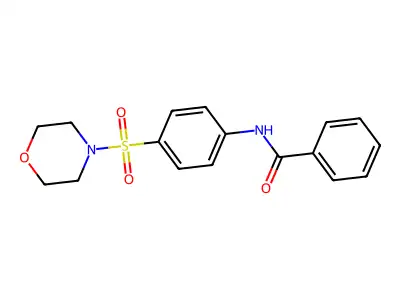 N-[4-(4-morpholinylsulfonyl)phenyl]benzamide structure