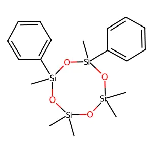 2,2,4,4,6,8-Hexamethyl-6,8-diphenylcyclotetrasiloxane, cis- structure