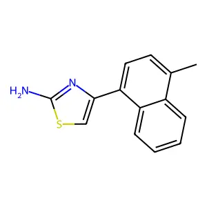 4-(4-Methylnaphthalen-1-yl)thiazol-2-amine structure