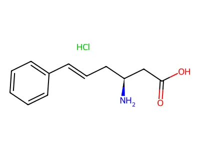 (S)-3-Amino-6-phenylhex-5-enoic acid hydrochloride structure
