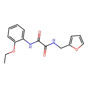 N'-(2-ethoxyphenyl)-N-(furan-2-ylmethyl)oxamide structure