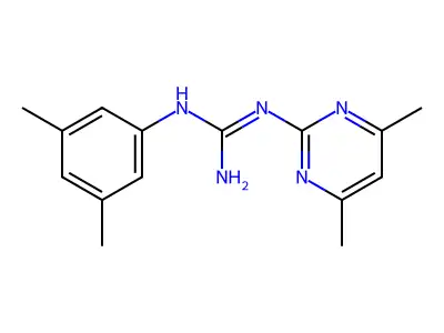 1-(3,5-Dimethylphenyl)-3-(4,6-dimethylpyrimidin-2-yl)guanidine structure