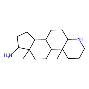 17-Amino-4-azaandrostane structure