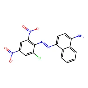 4-(2-(2-Chloro-4,6-dinitrophenyl)diazenyl)-1-naphthalenamine structure