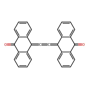 9(10H)-Anthracenone, 10,10'-(1,2-ethenediylidene)bis- structure