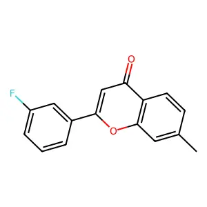 2-(3-Fluorophenyl)-7-methyl-4H-chromen-4-one structure