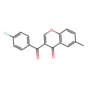 3-(4-Fluorobenzoyl)-6-methylchromen-4-one structure