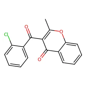 3-(2-Chlorobenzoyl)-2-methylchromen-4-one structure