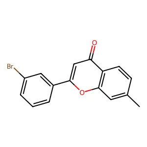 2-(3-Bromophenyl)-7-methyl-4H-chromen-4-one structure
