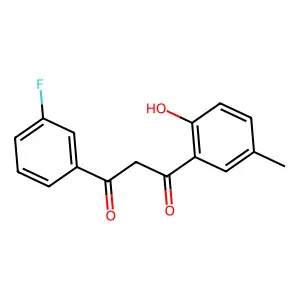 1-(3-Fluorophenyl)-3-(2-hydroxy-5-methylphenyl)propane-1,3-dione structure