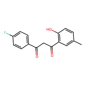 1-(4-Fluorophenyl)-3-(2-hydroxy-5-methylphenyl)propane-1,3-dione structure