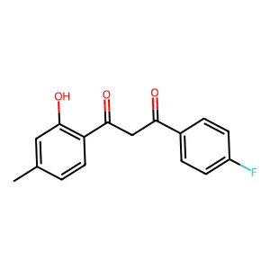 1-(4-Fluorophenyl)-3-(2-hydroxy-4-methylphenyl)propane-1,3-dione structure