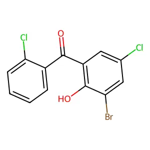 3-Bromo-2',5-dichloro-2-hydroxybenzophenone structure