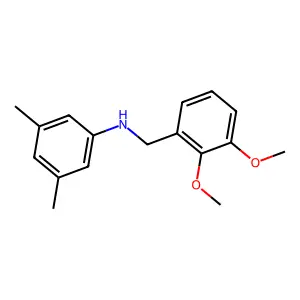 N-[(2,3-dimethoxyphenyl)methyl]-3,5-dimethylaniline structure