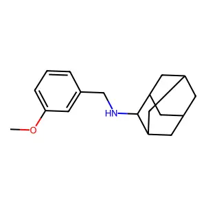 N-[(3-methoxyphenyl)methyl]adamantan-2-amine structure