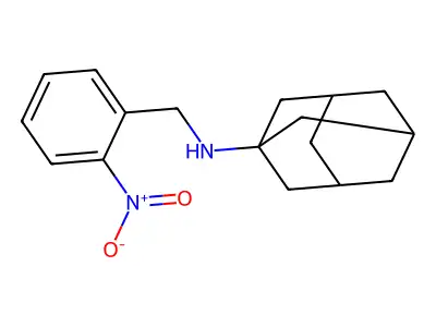 1-Adamantyl(2-nitrobenzyl)amine structure