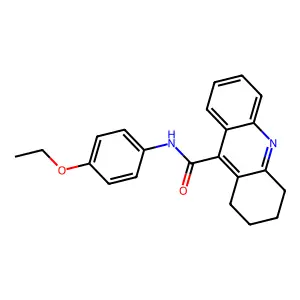N-(4-Ethoxyphenyl)-1,2,3,4-tetrahydro-9-acridinecarboxamide structure