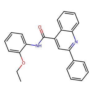 N-(2-ethoxyphenyl)-2-phenylquinoline-4-carboxamide structure