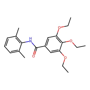 N-(2,6-dimethylphenyl)-3,4,5-triethoxybenzamide structure