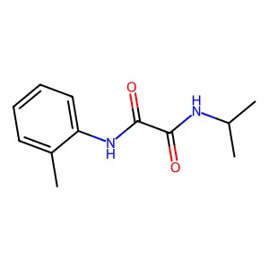 N-(2-methylphenyl)-N'-propan-2-yloxamide structure