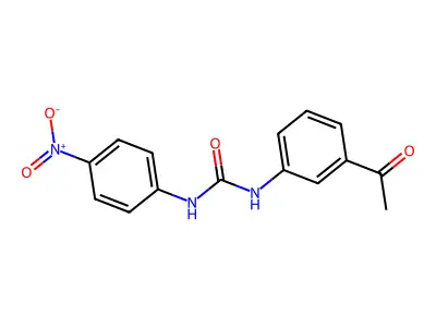 1-(3-Acetylphenyl)-3-(4-nitrophenyl)urea structure