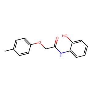 N-(2-hydroxyphenyl)-2-(4-methylphenoxy)acetamide structure