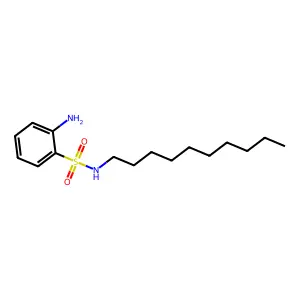 2-氨基-N-癸基苯磺酰胺 structure