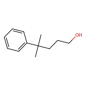 4-Methyl-4-phenylpentan-1-ol structure
