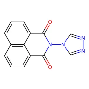 2-(4H-1,2,4-triazol-4-yl)-1H-benzo[de]isoquinoline-1,3(2H)-dione structure