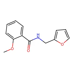N-(2-Furylmethyl)-2-methoxybenzamide structure