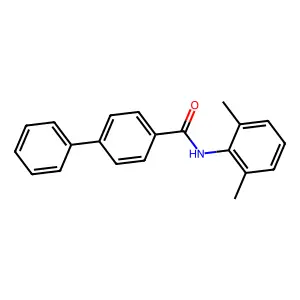 N-(2,6-dimethylphenyl)[1,1'-biphenyl]-4-carboxamide structure