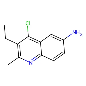 4-Chloro-3-ethyl-2-methylquinolin-6-amine structure
