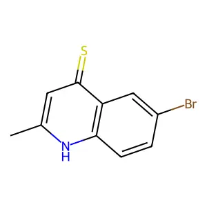 6-Bromo-2-methylquinoline-4-thiol structure