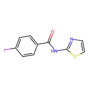 4-Iodo-N-(thiazol-2-yl)benzamide structure