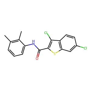 3,6-Dichloro-N-(2,3-dimethylphenyl)benzo[b]thiophene-2-carboxamide structure