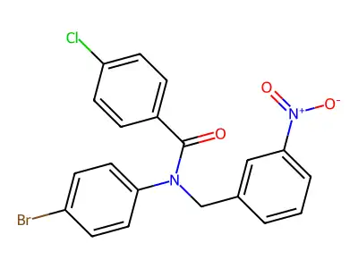 N-(4-Bromophenyl)-4-chloro-N-(3-nitrobenzyl)benzamide structure