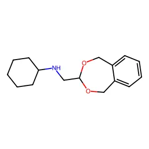 N-((1,5-Dihydrobenzo[e][1,3]dioxepin-3-yl)methyl)cyclohexanamine structure