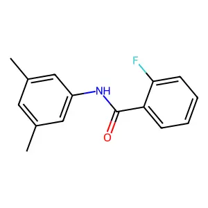 N-(3,5-dimethylphenyl)-2-fluorobenzamide structure