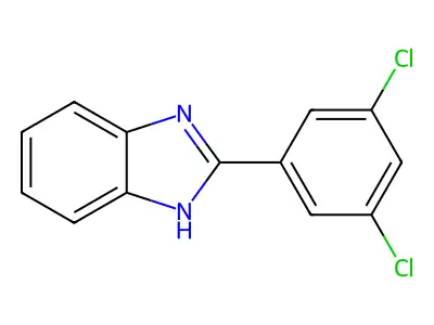 2-(3,5-dichlorophenyl)-1H-benzimidazole structure