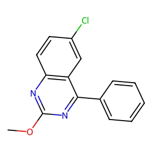 6-Chloro-2-methoxy-4-phenylquinazoline structure
