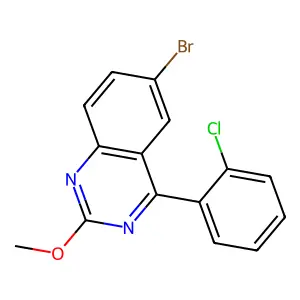 6-Bromo-4-(2-chlorophenyl)-2-methoxyquinazoline structure