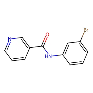 N-(3-溴苯基)吡啶-3-甲酰胺 structure