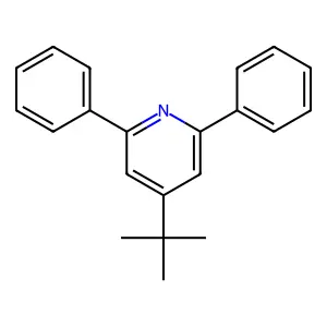 4-(Tert-butyl)-2,6-diphenylpyridine structure