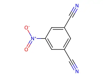 5-Nitrobenzene-1,3-dicarbonitrile structure
